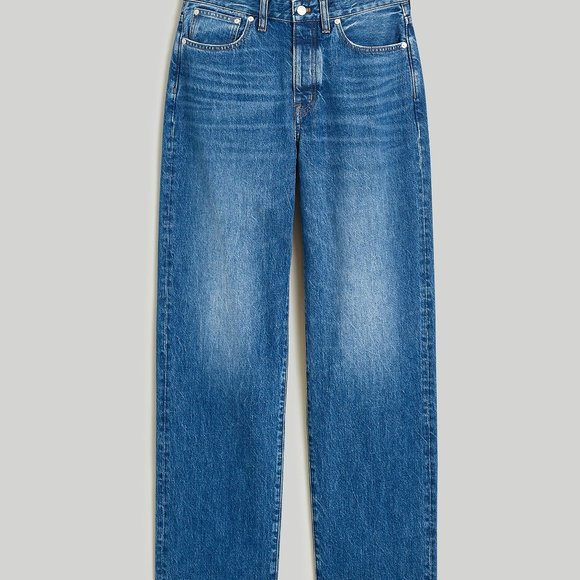 MADEWELL curvy low-slung straight jeans in palmina wash (sz29) - Picture 4 of 16